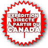 Expédition directe à partir du Canada